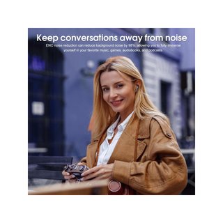 Auriculares Bluetooth con cancelación ruido graves