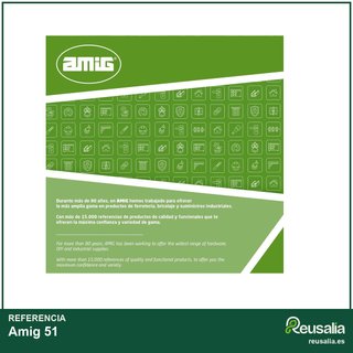 Amig 51 Pomo para puerta latón acabado cuero