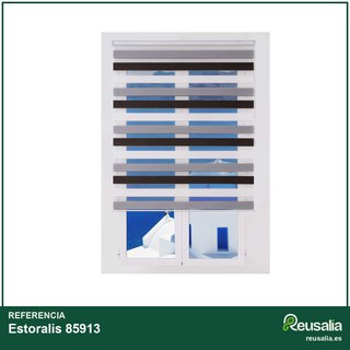 Estor enrollable moderno doble tejido