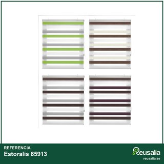 Estor enrollable moderno doble tejido