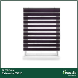 Estor enrollable moderno doble tejido