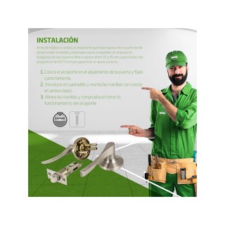 Amig 711 manillas paso picaporte puerta interior