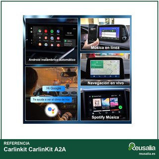 Carlinkit adaptador inalámbrico Android Auto coche