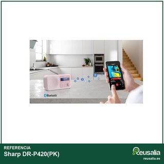 Sharp DR-P420(PK) radio digital portátil bluetooth