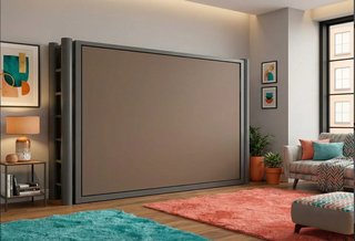 Cama abatible horizontal 135×190 económica Badalon
