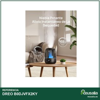 DREO humidificador bebés 3L 26dB 360°