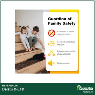 Peldaños antideslizantes para escalera lavables