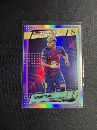 Lamine Yamal Topps Finest Tarjeta Fútbol