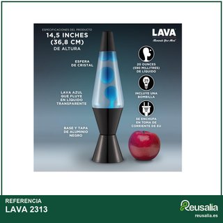 LAVA lámpara lava 2313 cera azul 14,5"