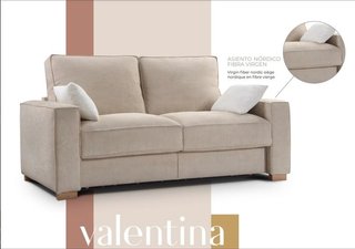 Sofá cama italiano Valentina 140×190 de calidad