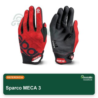 Sparco MECA 3 guantes mecánico talla 12 azul