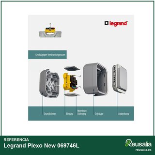 Legrand Plexo New 069746L interruptor y enchufe