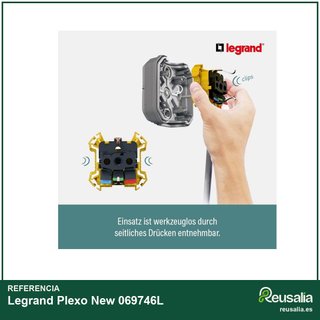Legrand Plexo New 069746L interruptor y enchufe