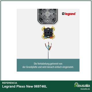 Legrand Plexo New 069746L interruptor y enchufe
