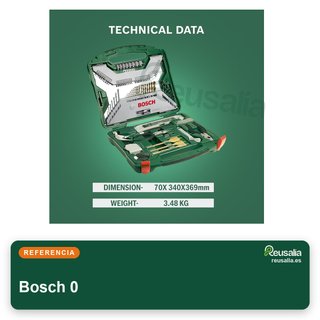 Bosch maletín brocas para taladro madera