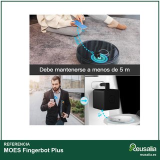 MOES Fingerbot Plus interruptor táctil inteligente