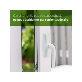 Manilla aluminio pvc para ventanas oscilobatientes
