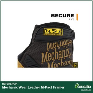 Mechanix Wear Leather M-Pact Guantes protección