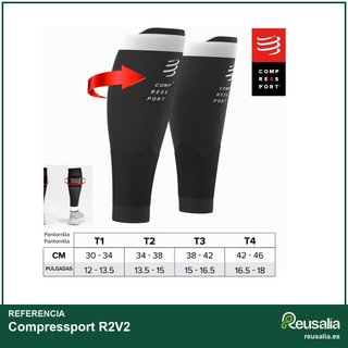 Compressport R2V2 manga compresión pantorrillas