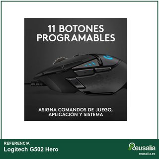 Logitech G502 Hero G ratón gaming precisión