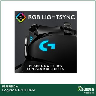 Logitech G502 Hero G ratón gaming precisión