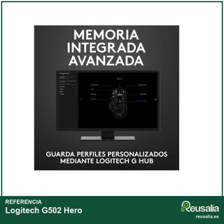 Logitech G502 Hero G ratón gaming precisión