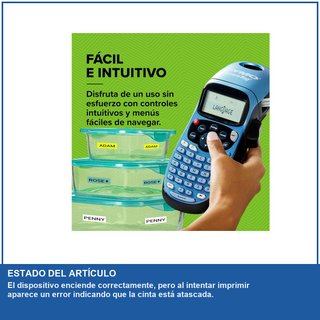 - DYMO LetraTag LT-100H etiquetadora portátil