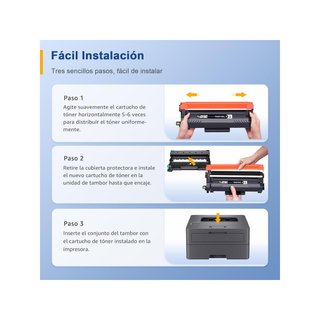 Tóner compatible Brother TN2510XL alta calidad