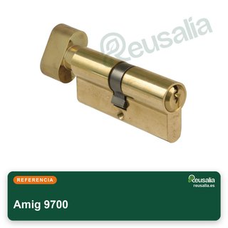 Amig cilindro seguridad muletilla 70mm dorado