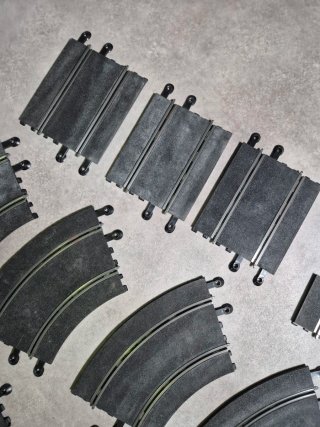 Scalextric pistas curvas y rectas