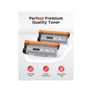 Tóner compatible Brother TN2320 negro 2 unidades