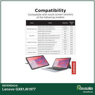 Lenovo GX81J61977 Lápiz óptico Lenovo para