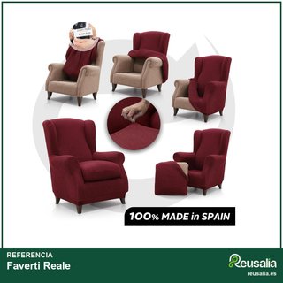 Faverti Reale Funda sillón orejero elástica