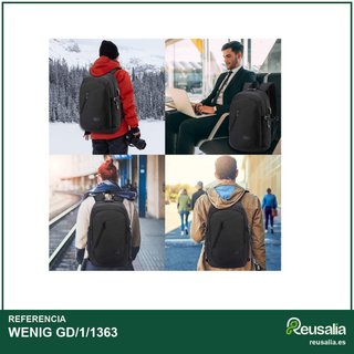 Mochila antirrobo portátil 15,6" con USB