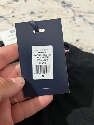 T-shirt Tommy Hilfiger Preta Tamanho S