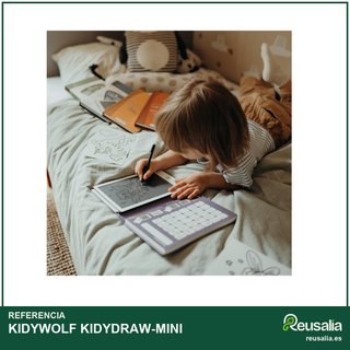 KIDYWOLF Tableta dibujo Mini 8.2" LCD