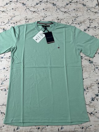 T-shirt Tommy Hilfiger Verde Menta Tamanho S