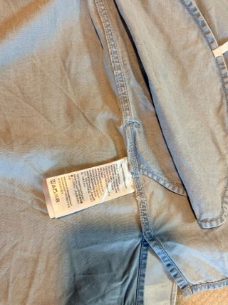 Camisa Vaquera CK Manga Corta Talla s