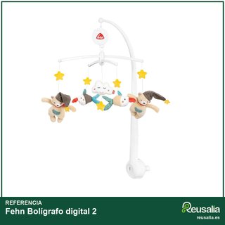 Fehn Bolígrafo digital 2 móvil musical ositos cuna