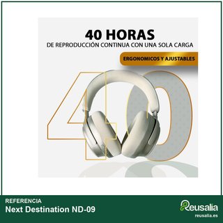 Next Destination Auriculares Bluetooth 5.3 Diadema