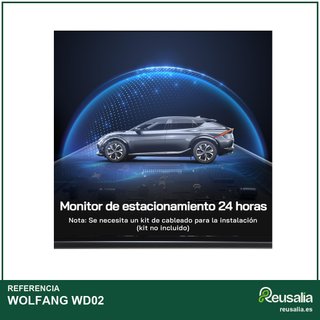 WOLFANG 32GB cámara coche doble lente 2.5K
