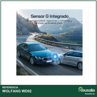 WOLFANG 32GB cámara coche doble lente 2.5K