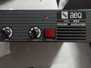 Etapa de Potencia AEQ 250 Amplificador Sonido