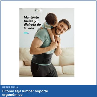 Fitomo faja lumbar soporte ergonómico