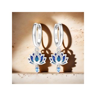 CYCUFF pendientes aro plata 925 circonitas