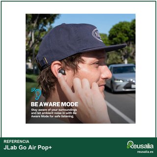 JLab Go Air Pop+ auriculares inalámbricos