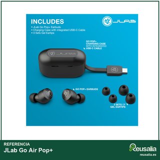 JLab Go Air Pop+ auriculares inalámbricos