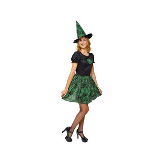Rubies Spiderweb Neon disfraz bruja vestido