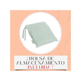 Delantal lactancia muselina transpirable ajustable