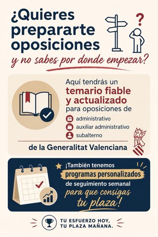 Temario oposiciones GVA